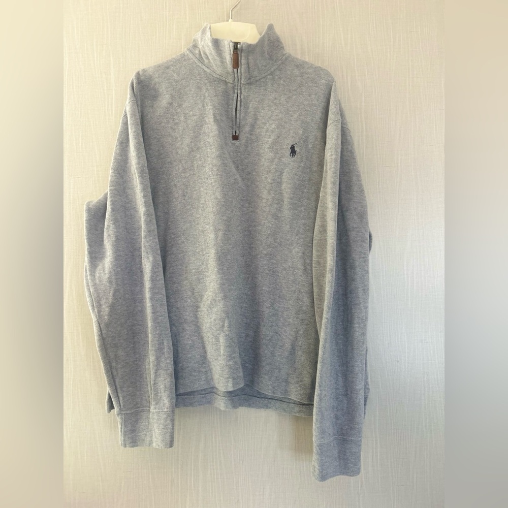 Polo by Ralph Lauren Gray Zip-Up Sweater